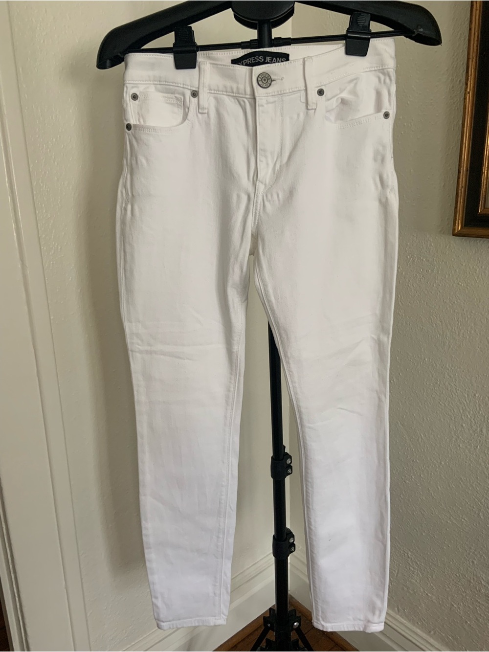 Express women White Leggings Skinny Jeans - Slim Fit
